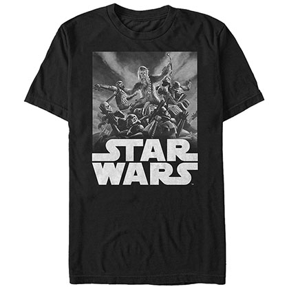 Star Wars King Of The Mountain Black T-Shirt