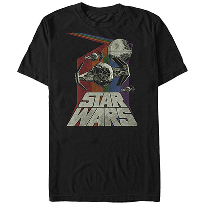 Star Wars Retro Wars Black T-Shirt