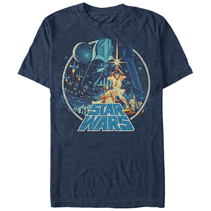 Star Wars Vintage Victory Blue T-Shirt