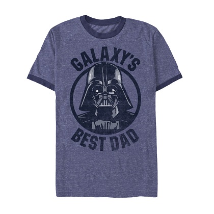 Star War Galaxies Best Dad Darth Vader Ringer Tshirt