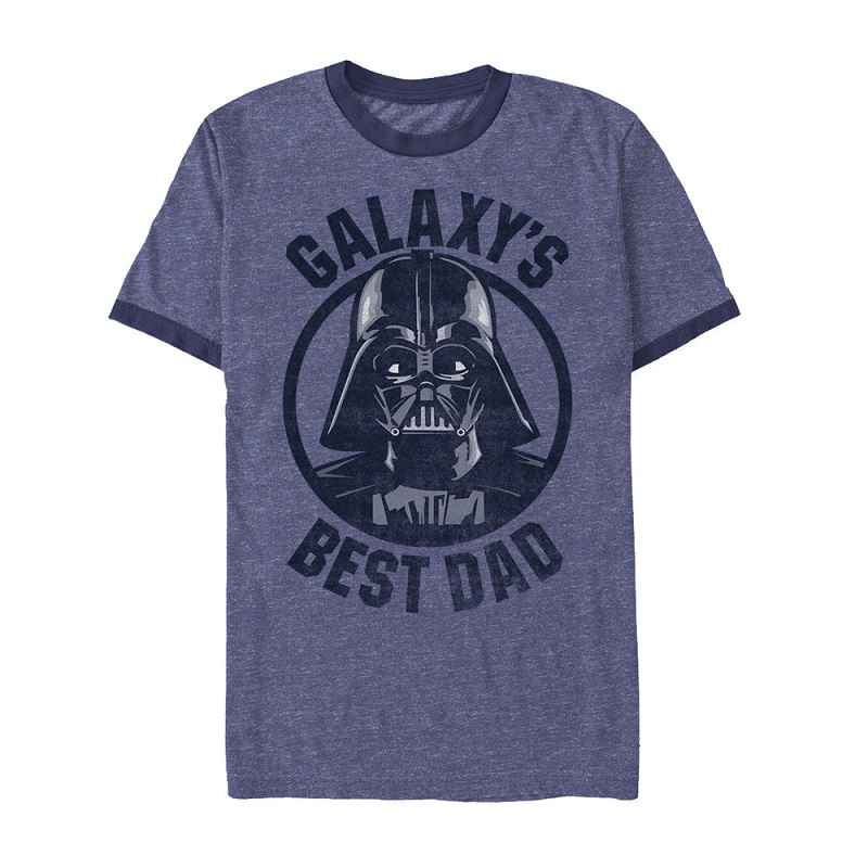 Star War Galaxies Best Dad Darth Vader Ringer Tshirt ...