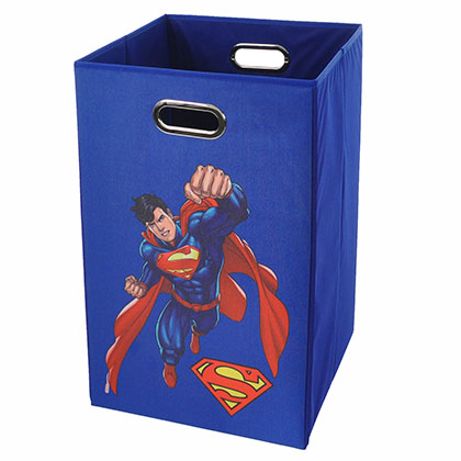  Superman Flying Blue Folding Laundry Basket 