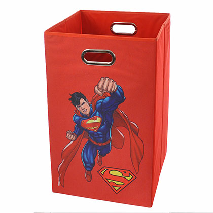  Superman Flying Red Folding Laundry Basket 
