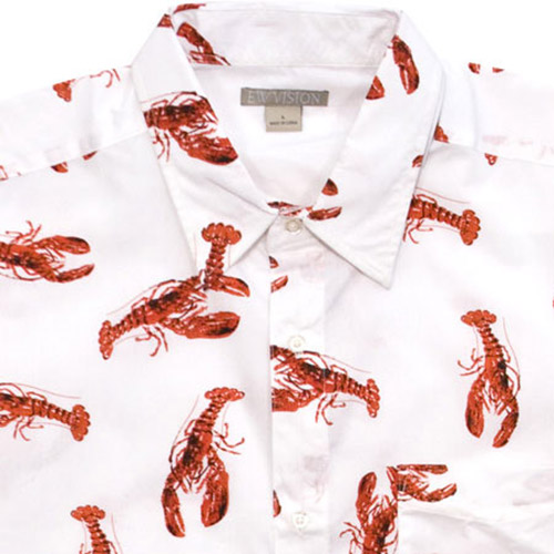 lobster button up shirt