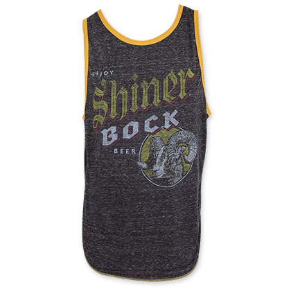 Shiner Bock Black And Yellow Men's Tank Top
