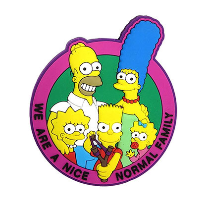 The Simpsons Soft Touch Family Magnet
