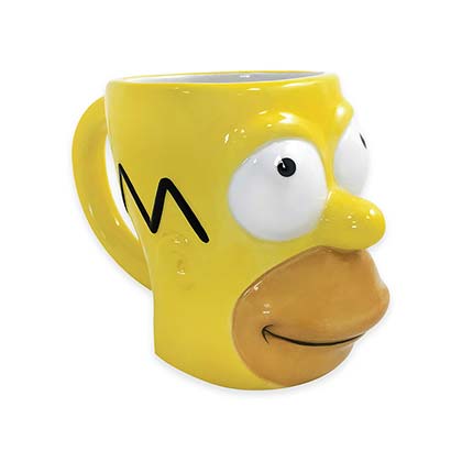 The Simpsons Molded Homer Mug