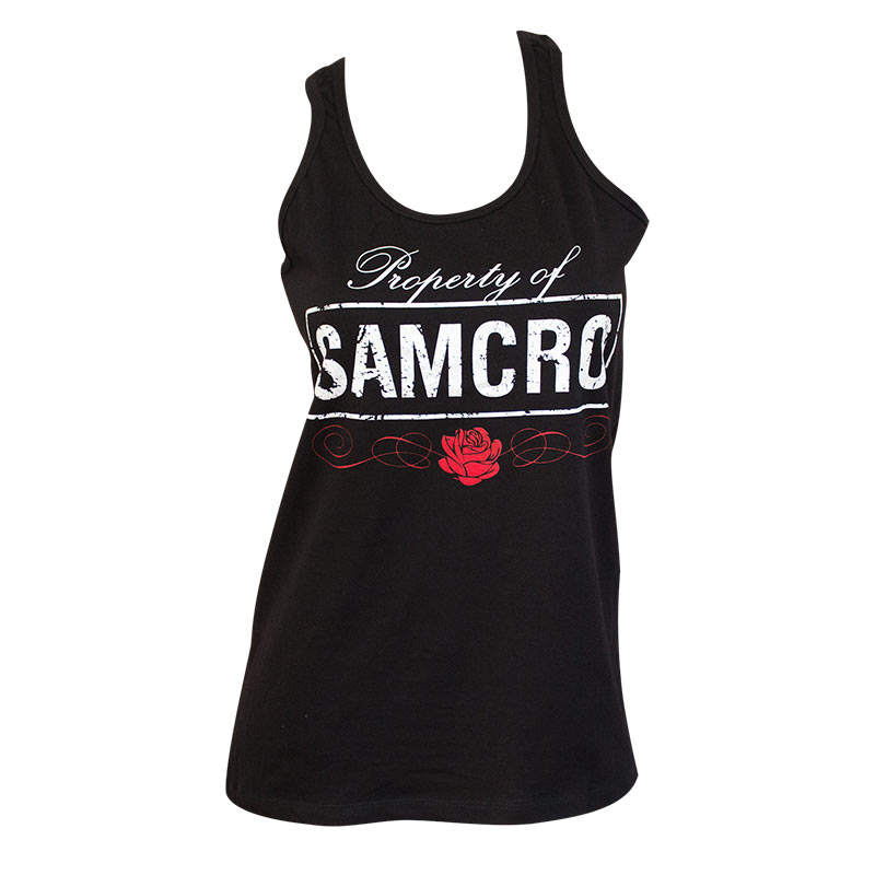 Sons Of Anarchy Women's Black Property Of SAMCRO Tank Top Sons Of Anarchy Women's Black Property Of SAMCRO Tank Top