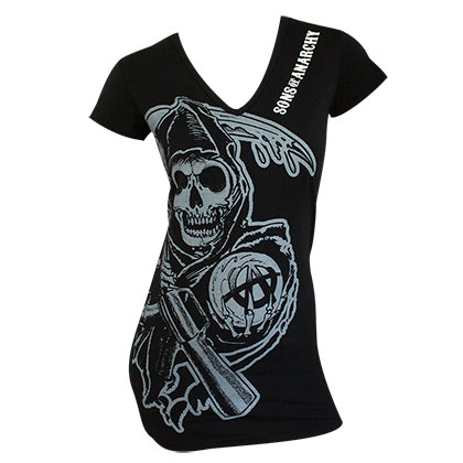 Sons of Anarchy Women's Reaper Cover Up Shirt