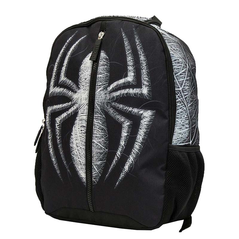 Spider-man Black Center Zip Kids Backpack