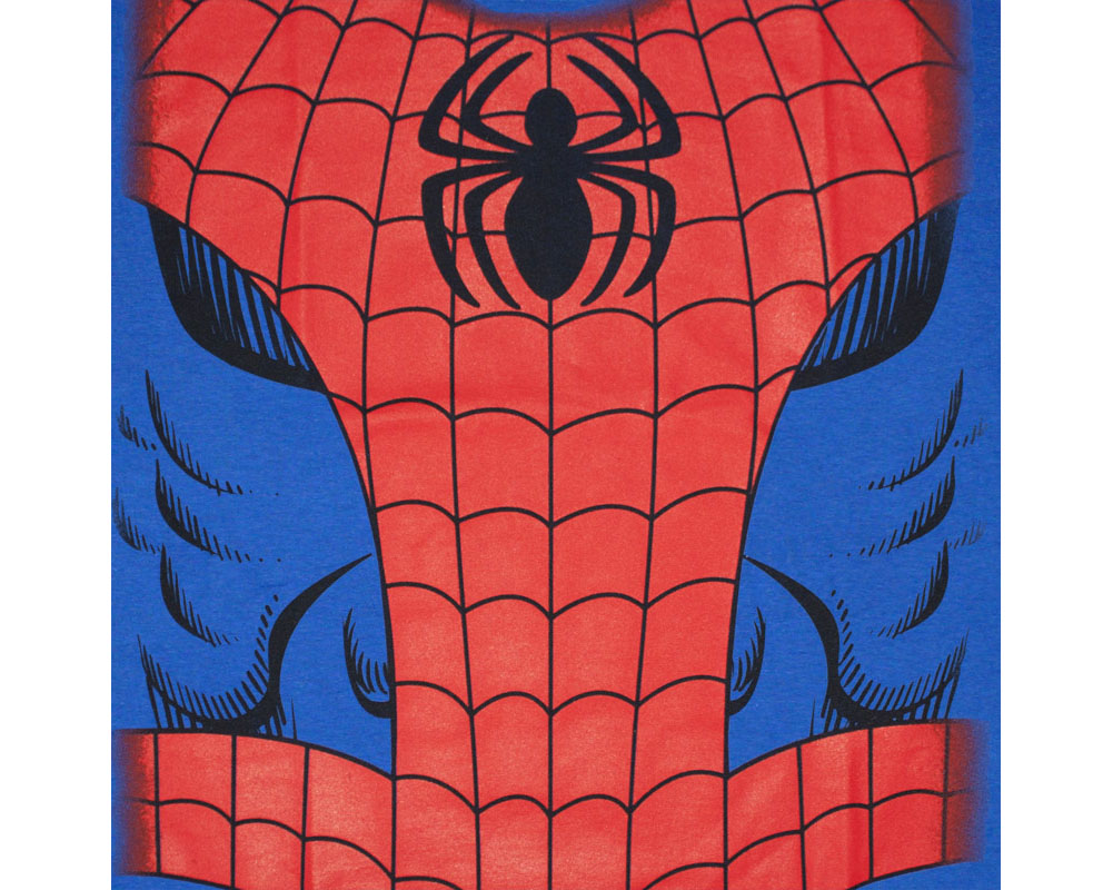 Spiderman Costume Halloween Blue Graphic TShirt