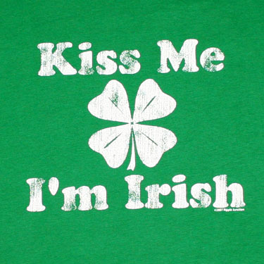 Download Kiss Me I'm Irish St. Patrick's Day Green Juniors Graphic ...