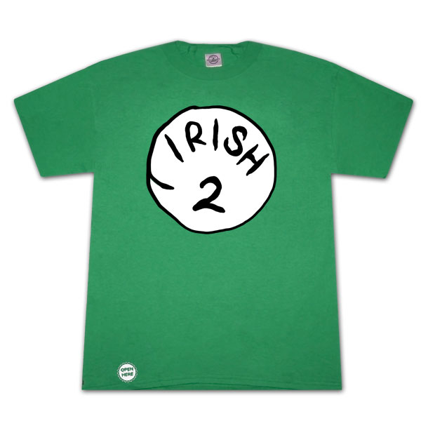 Irish 2 Bottle Opener Green Graphic TShirt Irish 2 Bottle Opener Green Graphic TShirt
