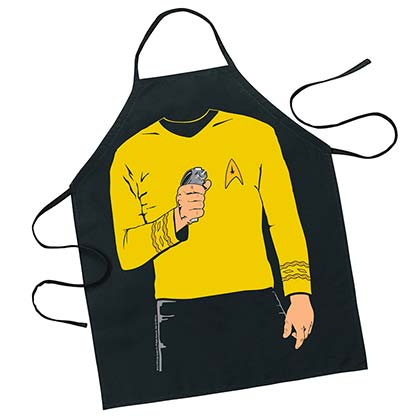 Star Trek Captain Kirk Kitchen Apron