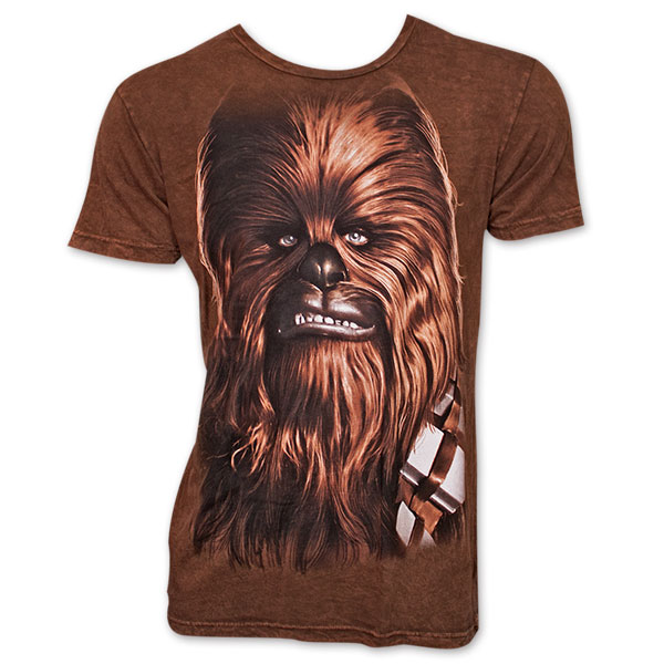 Star Wars Big Chewbacca Face T Shirt | TVMovieDepot.com