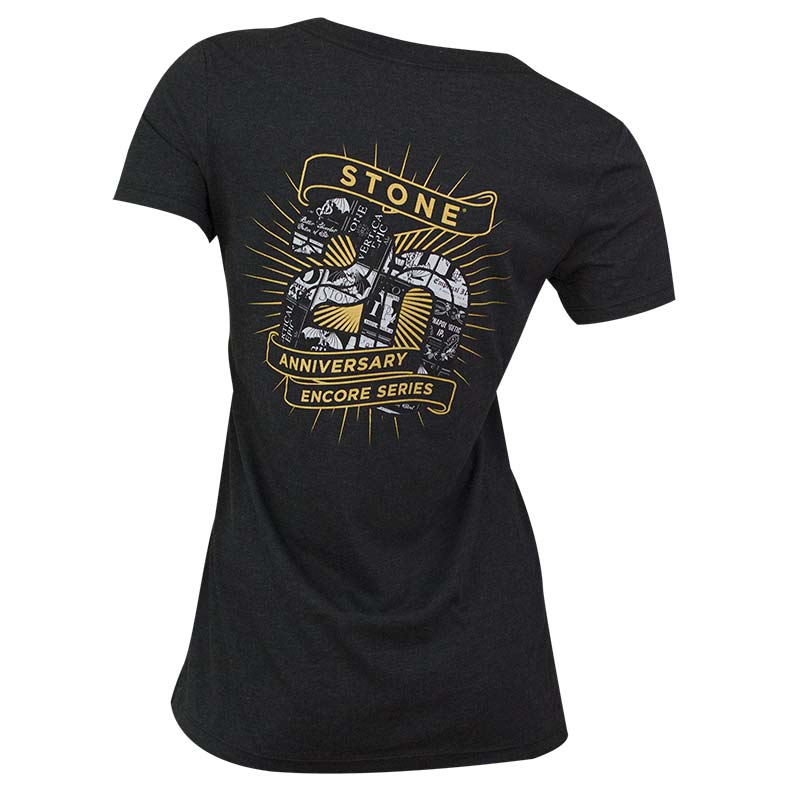 Download Stone Brewing Co. Women's Black V-Neck Encore T-Shirt