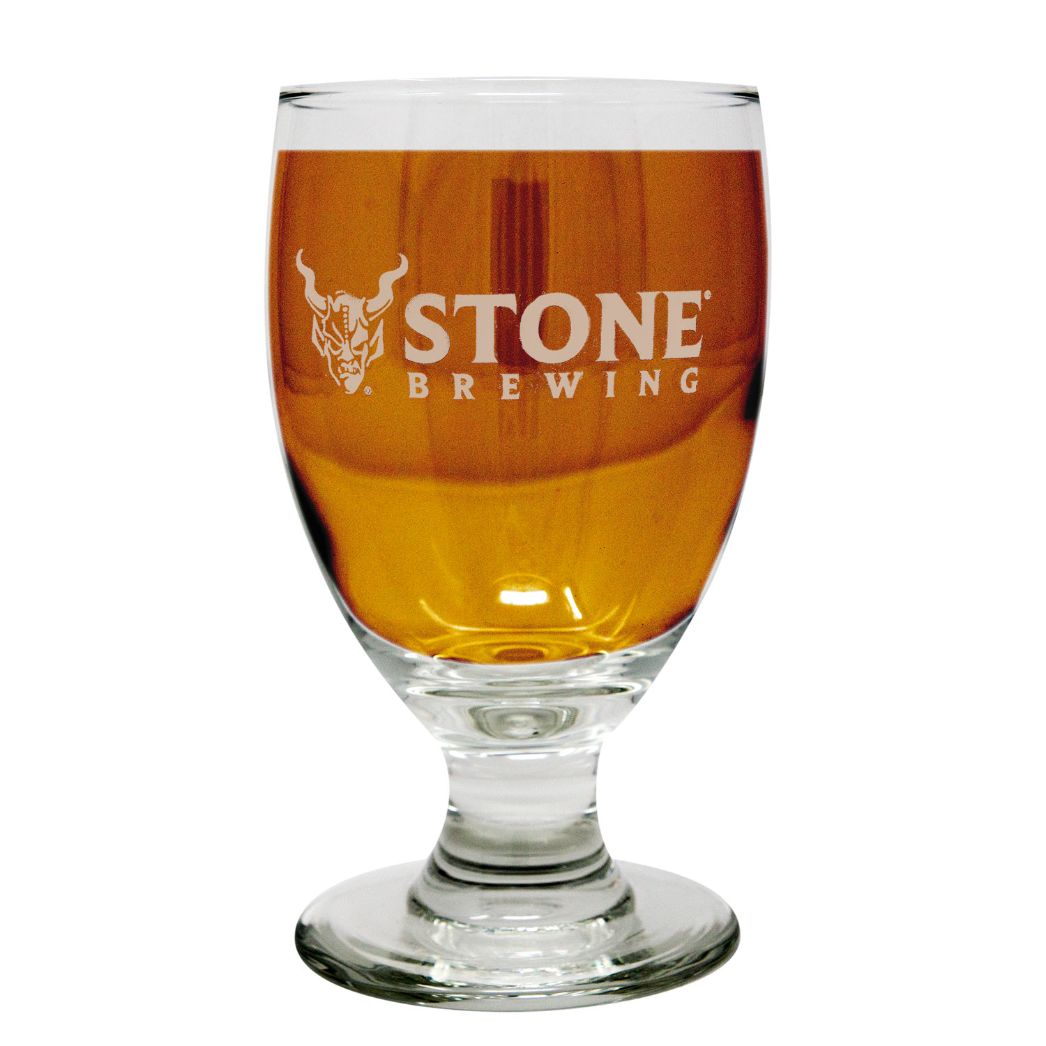 Stone Brewing Etched Pairing Glass Stone Brewing Etched Pairing Glass