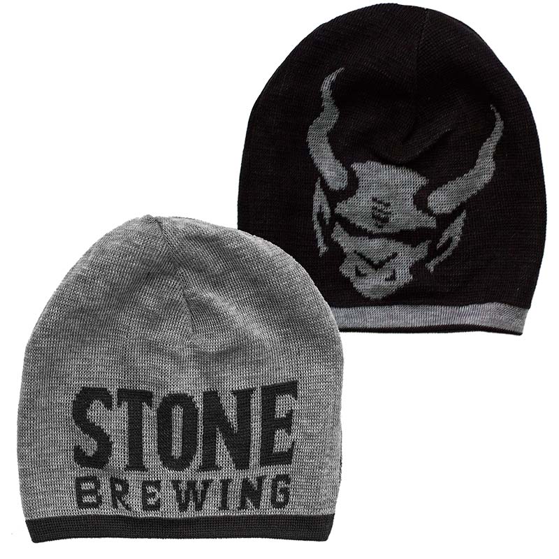 Stone Brewing Reversible 20th Anniversary Slouch Beanie Stone Brewing Reversible 20th Anniversary Slouch Beanie