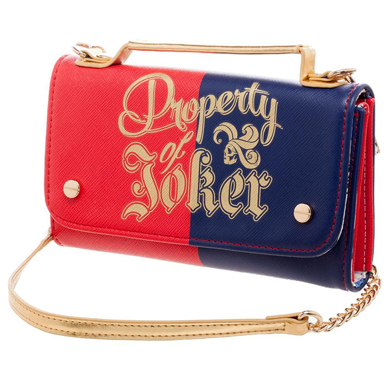 Suicide Squad Harley Quinn Property Of Joker Women's Clutch Purse Suicide Squad Harley Quinn Property Of Joker Women's Clutch Purse