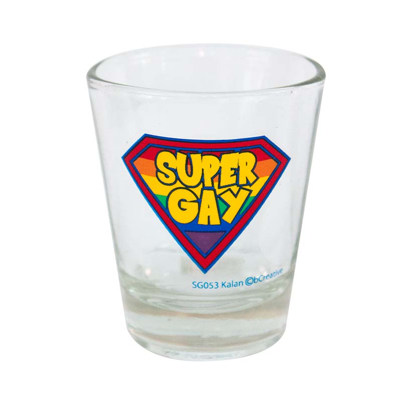 Super Gay Novelty Shot Glass