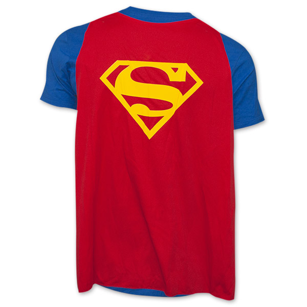 superman t shirt with cape mens