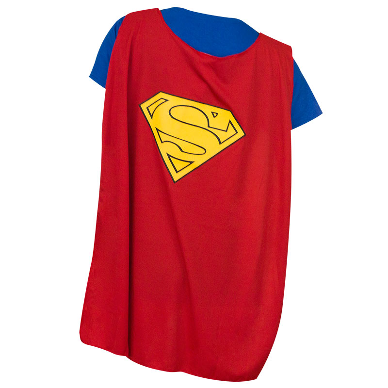 adult superhero shirt with cape