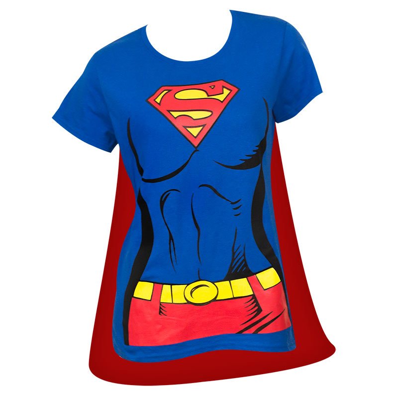 adult superhero shirt with cape