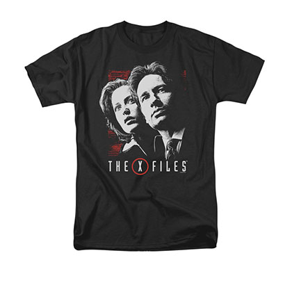 The X-Files Mulder &amp; Scully Black T-Shirt