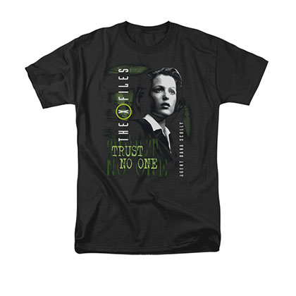 The X-Files Scully Trust No One Black T-Shirt