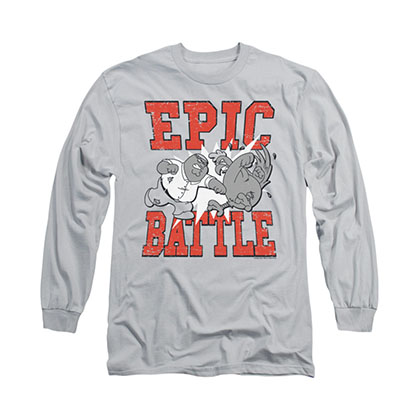 Family Guy Epic Battle Gray Long Sleeve T-Shirt