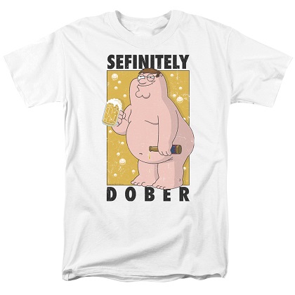 Family Guy Definitely Sober Tshirt