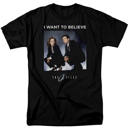 X-Files Want To Believe Squad Tshirt