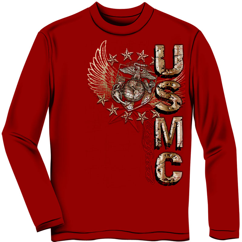 red usmc shirt