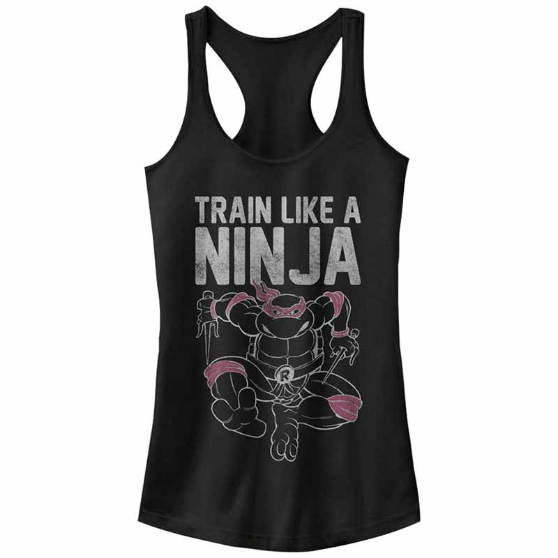 Teenage Mutant Ninja Turtles Train Like A Ninja Black Juniors Tank Top Teenage Mutant Ninja Turtles Train Like A Ninja Black Juniors Tank Top