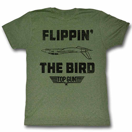 Top Gun Da Bird Green T-Shirt