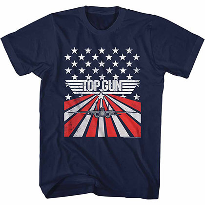 Top Gun Stars &amp; Stripes Blue T-Shirt