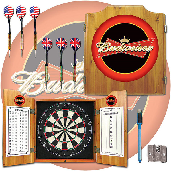 Budweiser Dart Board FREE SHIPPING