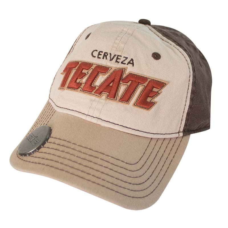 Tecate Adjustable Tan Bottle Opener Cap Tecate Adjustable Tan Bottle Opener Cap
