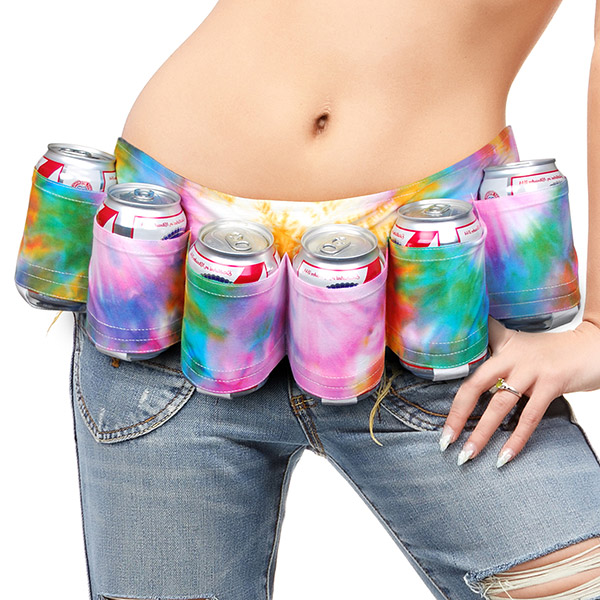Tie Dye Beer Belt