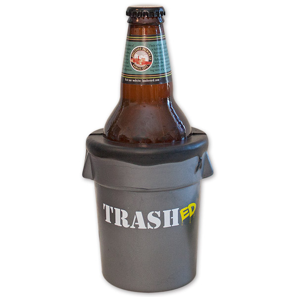 Garbage Can Shaped Funny Can Cooler