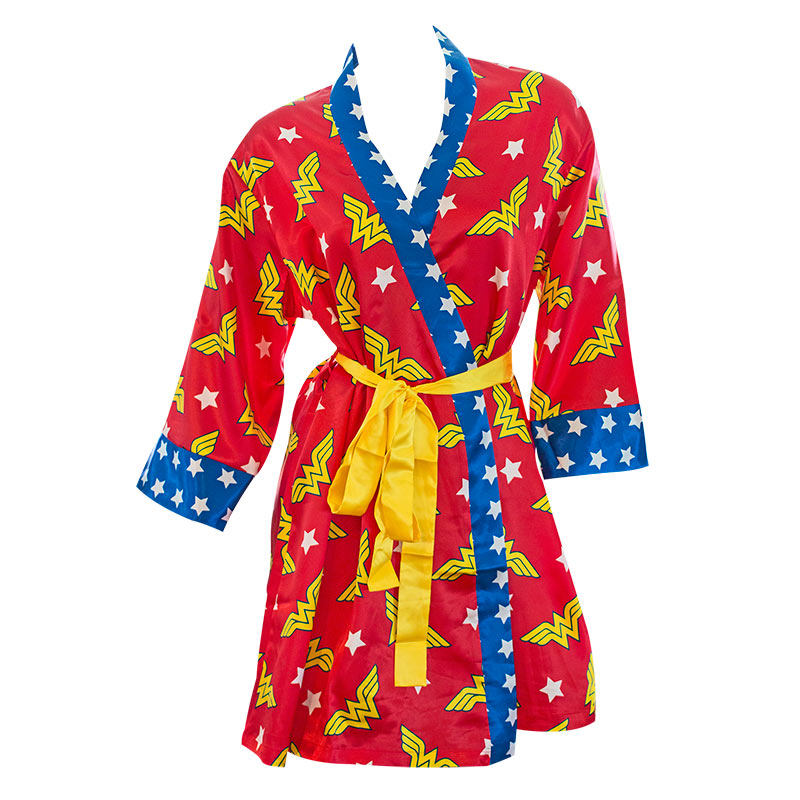 Women's Wonder Woman Satin Robe