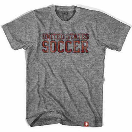 United States Soccer Nation Gray T-Shirt