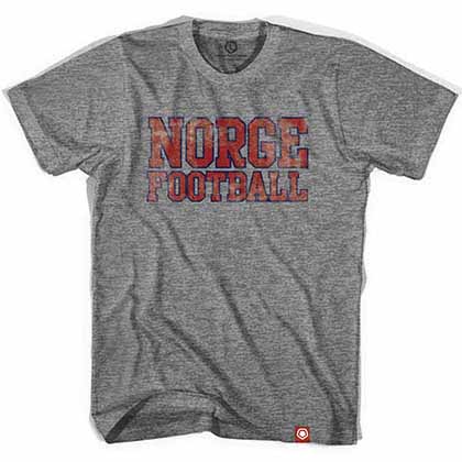 Norway Norge Football Nation Soccer Gray T-Shirt