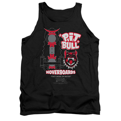 Back To The Future Pit Bill Hoverboards Black Tank Top