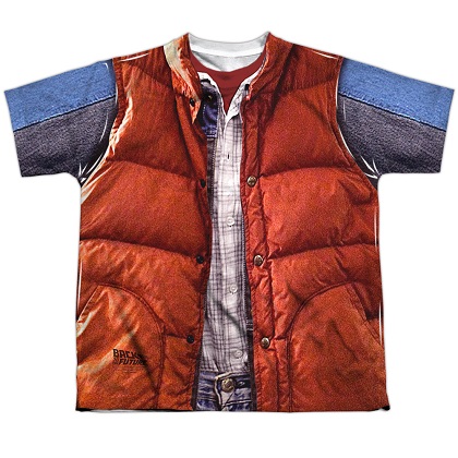 Back To The Future Marty McFly Vest Costume Tee