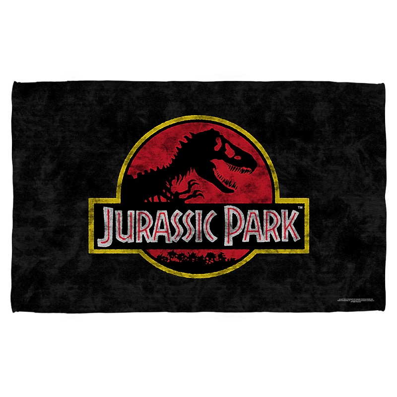 jurassic park beach towel