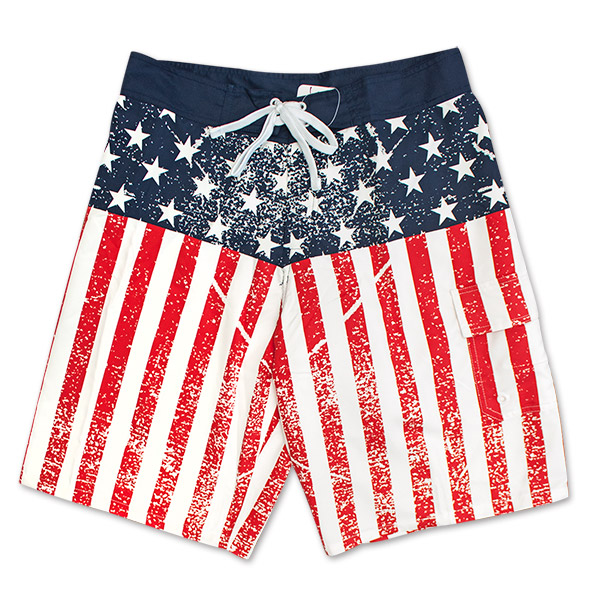 mens american flag swim trunks kohls