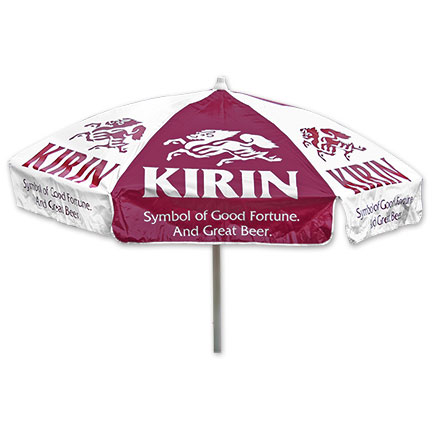 Kirin Beer Heavy Duty Vinyl Patio Table Beach Umbrella
