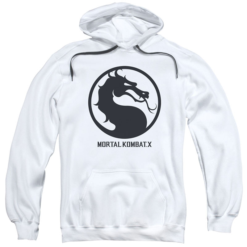 Mortal Kombat X Seal White Pullover Hoodie