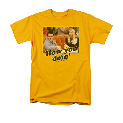 Friends How You Doin' Yellow Tee Shirt